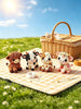 1 Set Cute Cow Beaded DIY Kit, 4pcs Animal Beaded Handmade Set, Handmade Jewelry Making Kit, Creative Gift, Suitable For Craft Enthusiasts And DIY Lovers